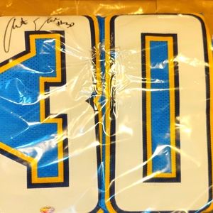 Austin Ekeler Autographed Powder Blue jersey with COA ( Swartz sports )